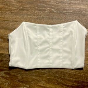 SHEIN size L white corset top, never worn